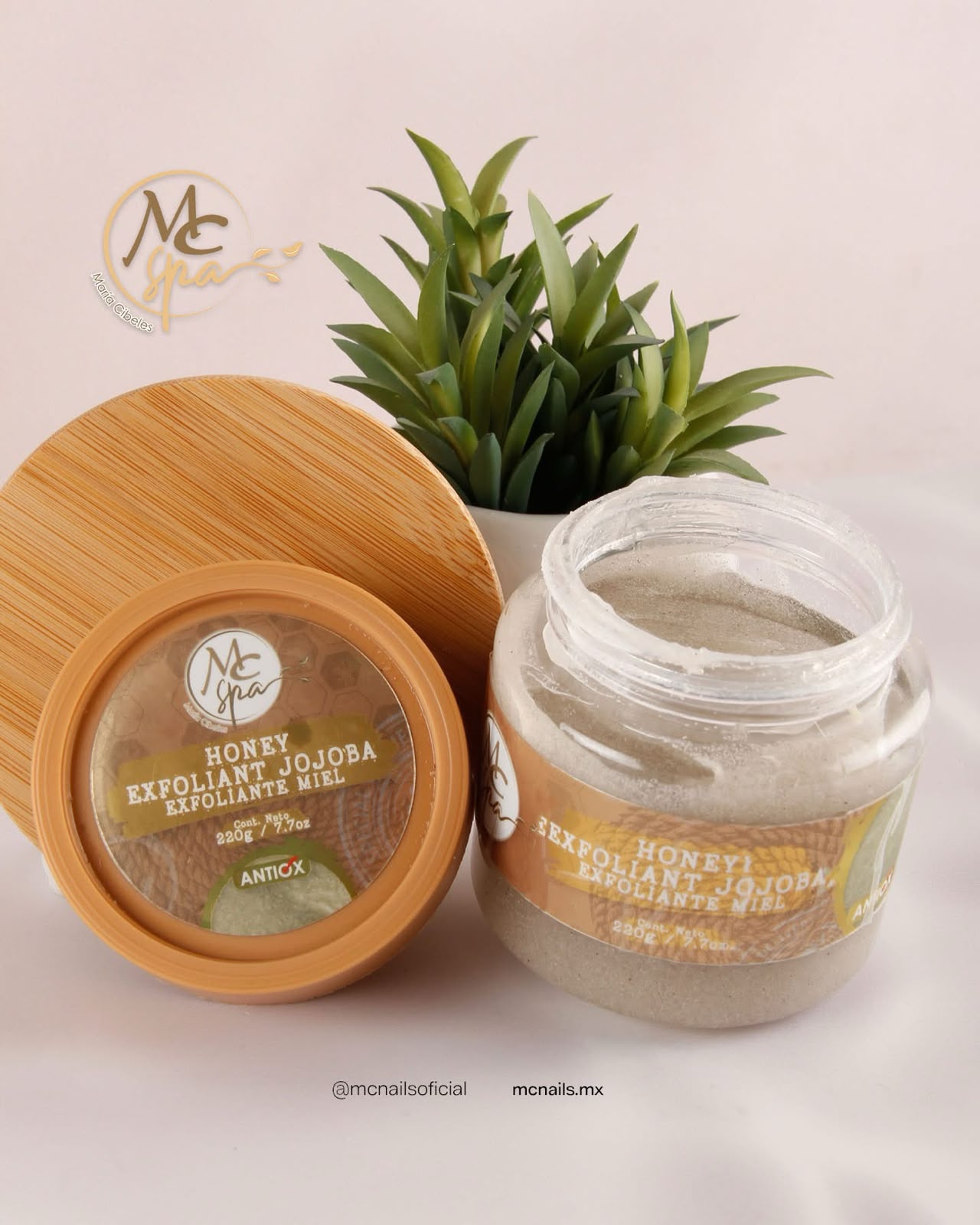 EXFOLIANTE JAJOBA MIEL  MC NAILS